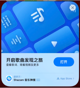 桐乡苹果14维修站分享iPhone14音乐识别功能使用方法 