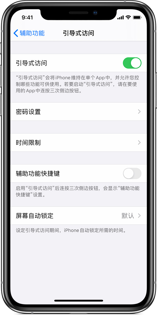 桐乡苹果手机维修分享如何在 iPhone 上退出引导式访问 