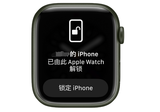 桐乡苹果手机维修分享用 AppleWatch 解锁配备面容 ID 的 iPhone方法 