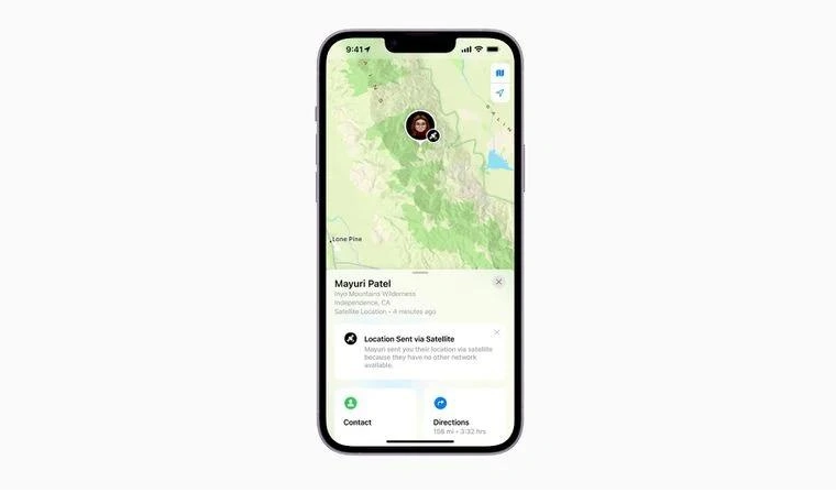 桐乡苹果14维修分享iPhone14系列中 FindMy功能通过卫星分享位置方法教程 